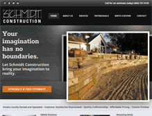 Tablet Screenshot of mikeschmidtconstruction.com